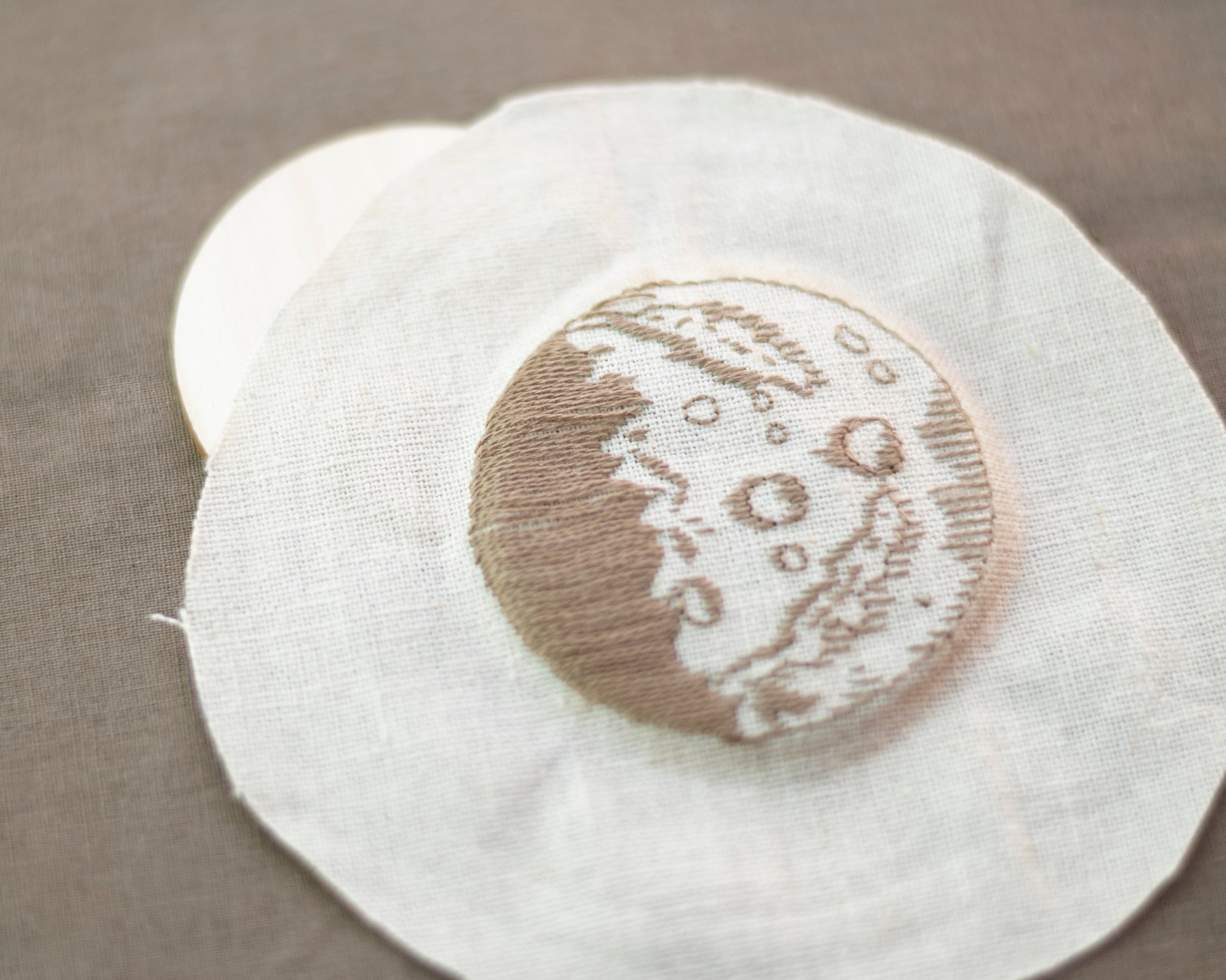 Moon Phase Mini Embroidery