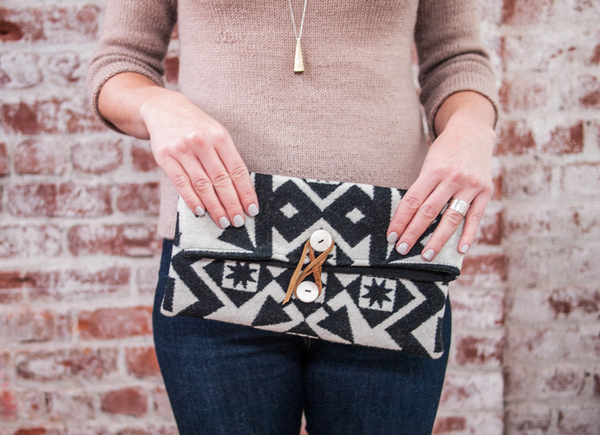 New Creativebug Class: Pendleton Clutch – Fancy Tiger Crafts Co-op