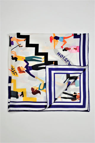 Alesia C. Celebrates Women's History Month With Iconic EMPOWER Silk Scarf