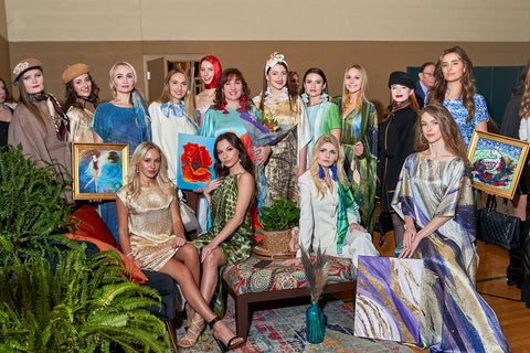 Alesia Chaika Fine & Wearable Art Runway Fashion Show at The Lithuanian World Center