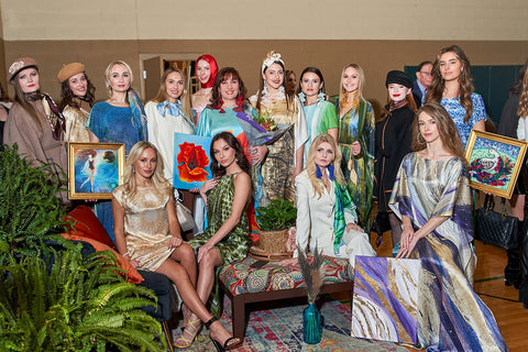 Artist and Fashion Designer Alesia Chaika is Presenting Her Artworks and Pure Silk Collection at The Museum Of Contemporary Art Chicago in 2022