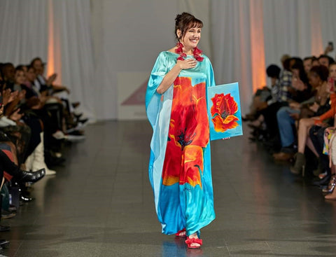 Artist and Fashion Designer Alesia Chaika is Presenting Her Artworks and Pure Silk Collection at The Museum Of Contemporary Art Chicago in 2022