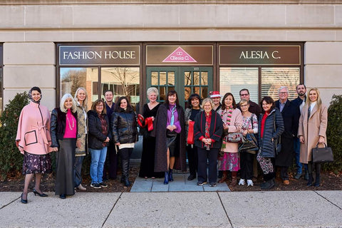 Grand Opening of Fashion House of Alesia C. in Lake Forest Illinois USA Fashion Designer Alesia C.