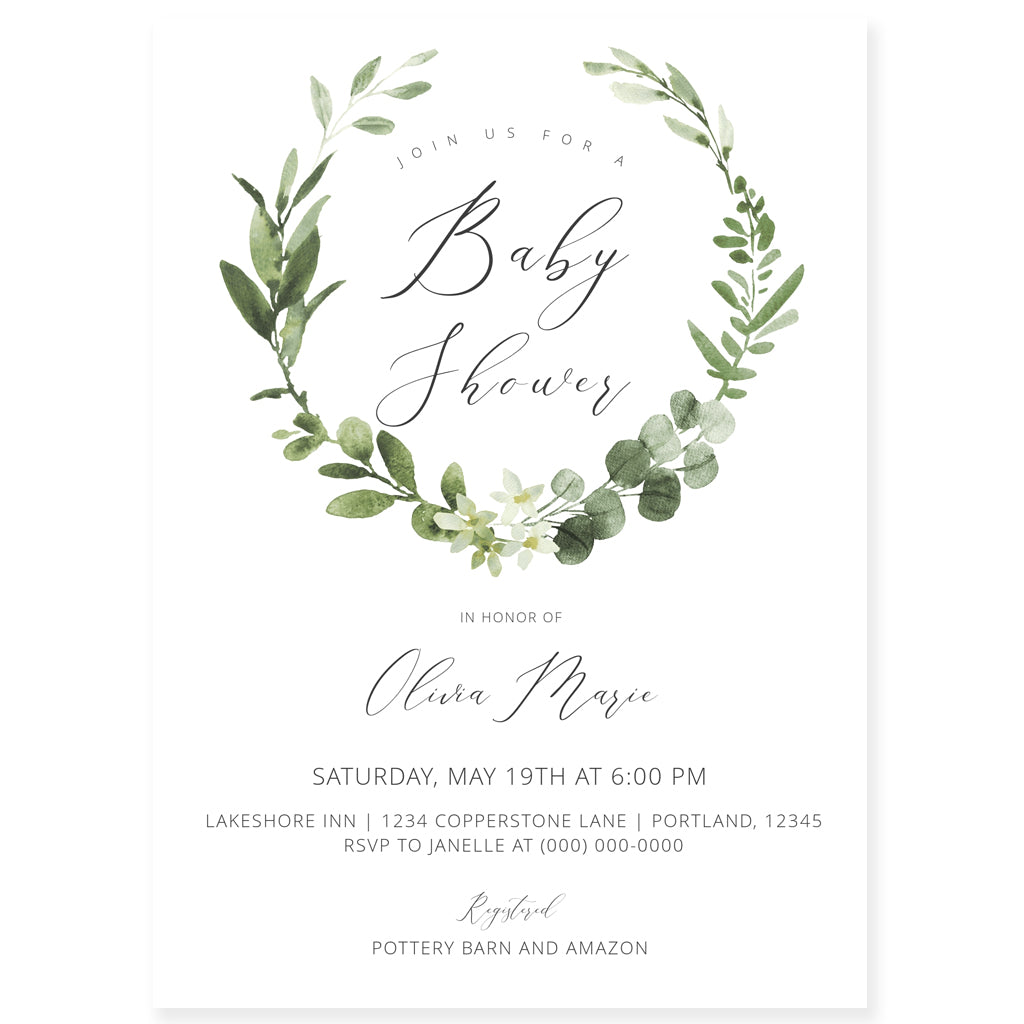 rsvp for baby shower