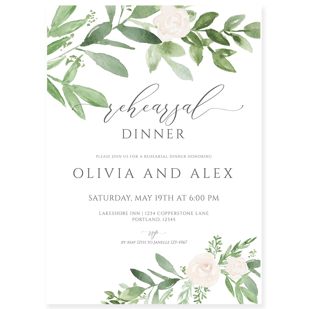 rehearsal dinner invitations