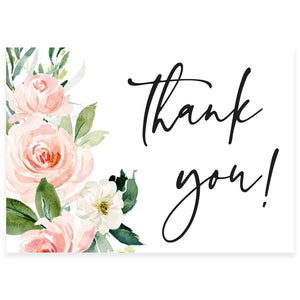 Floral Thank You Card | Forever Your Prints