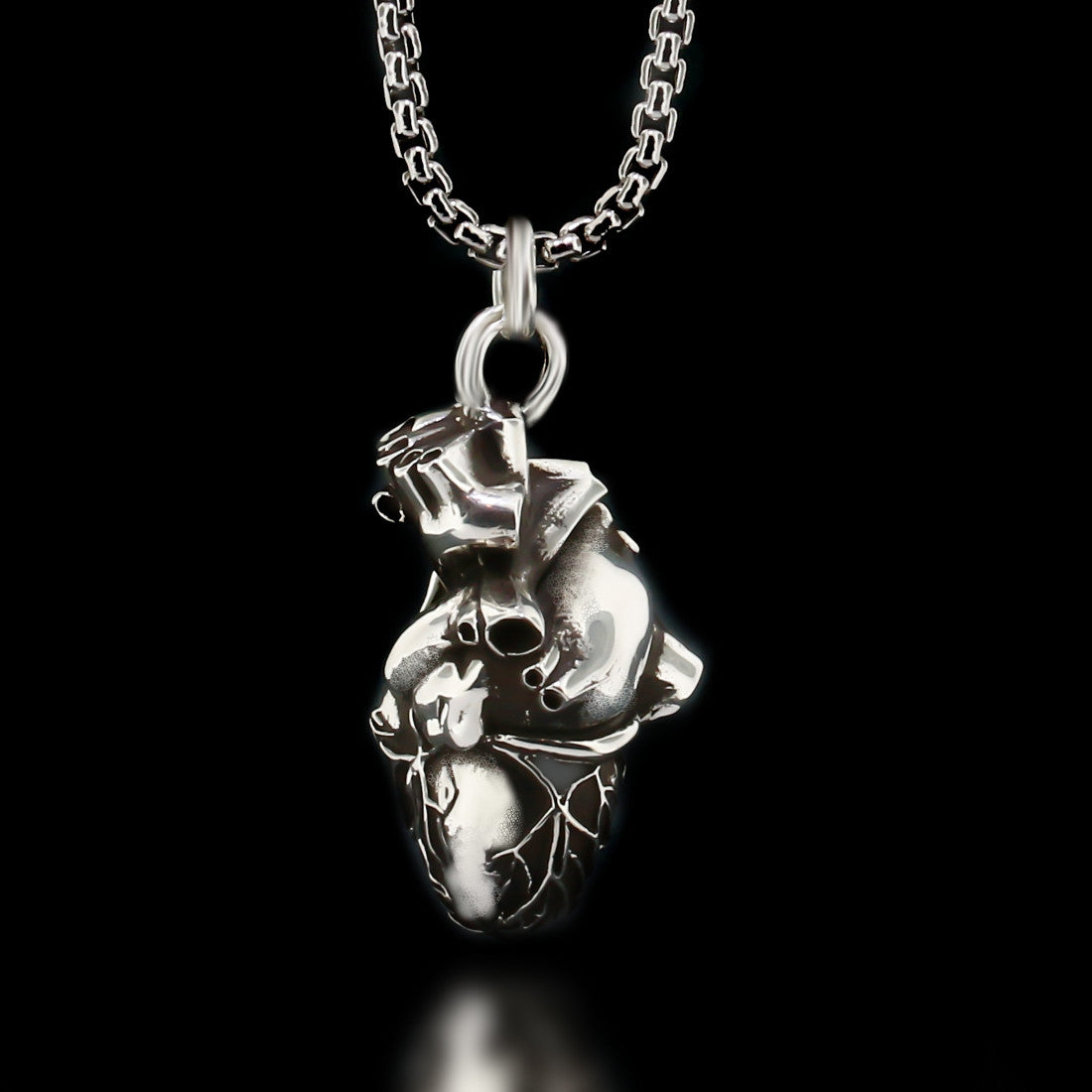 BAJIE Men's pendant necklace Chain Melting Heart Pendant Necklace Men'S And  Women'S Gifts Aaa Cubic Zircon Rock Jewelry : Amazon.co.uk: Fashion