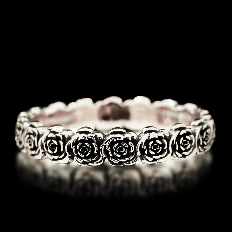 Rose Bangle - Sterling Silver – Twisted Love Jewelry Works NYC