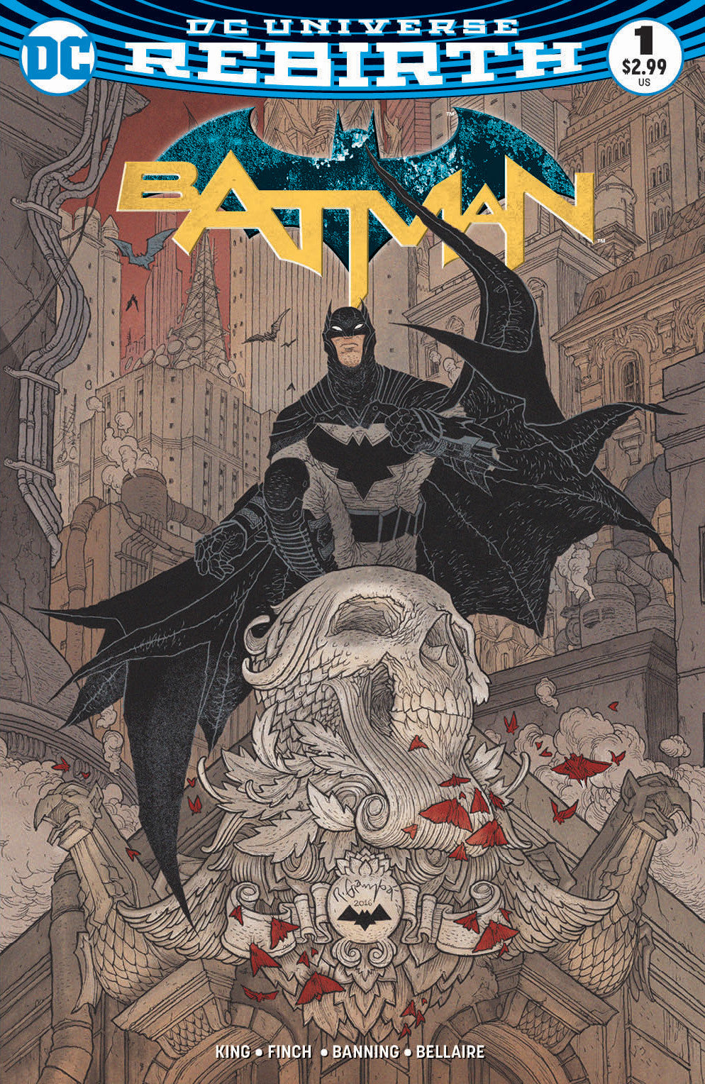 BATMAN #1 A Shop Called Quest Exclusive Rafael Grampá Color Cover