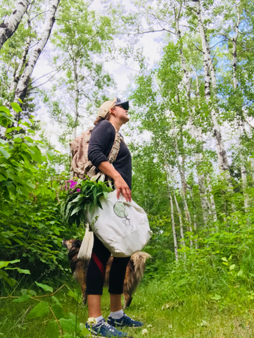 Nina in the forest