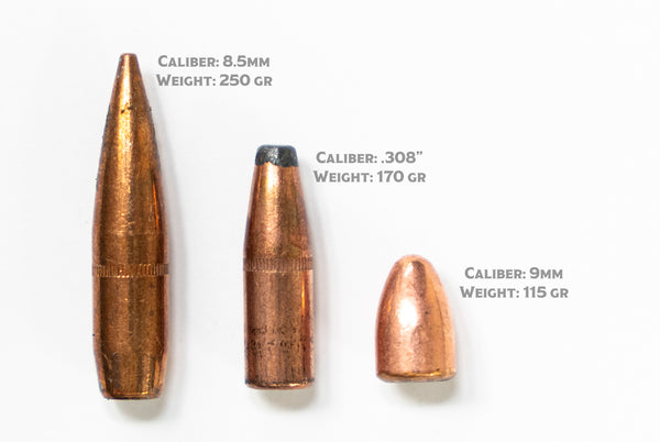 different bullet nose shapes