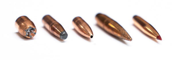 a look at different bullet tip shapes