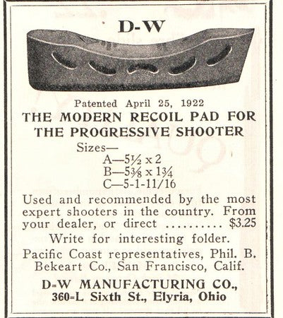 An early DW Recoil Pad