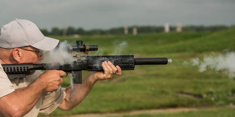 a compact CMR scope in tons of smoke