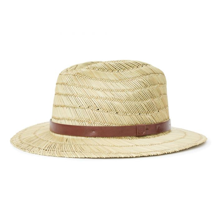 brixton mens straw fedora