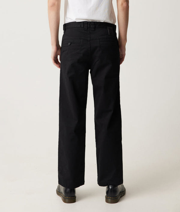 FORMER CRUX PANT STRAIGHT - BLACK - Powerhousesurf