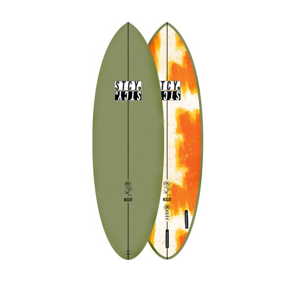 STACEY BULLET EPOXY SOFT BOARDS - OLIVE GREEN - Powerhousesurf