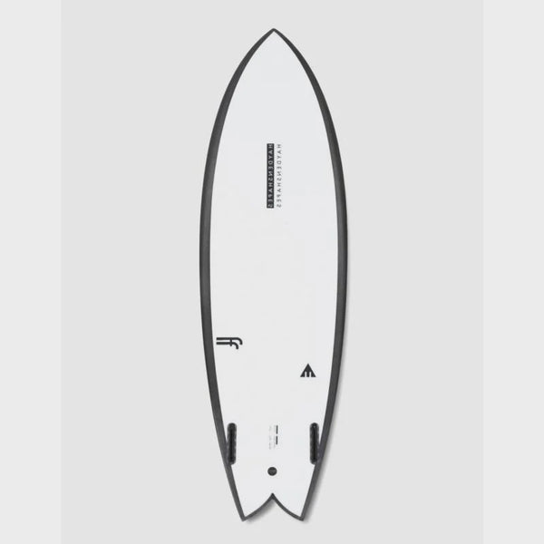 HS HYPTO KRYPTO TWIN FIN -EPS FUTURE FLEX - CLEAR - Powerhousesurf