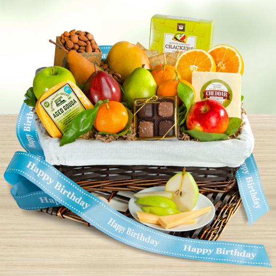 Birthday Deluxe Fruit Basket - CFG4101B_21O