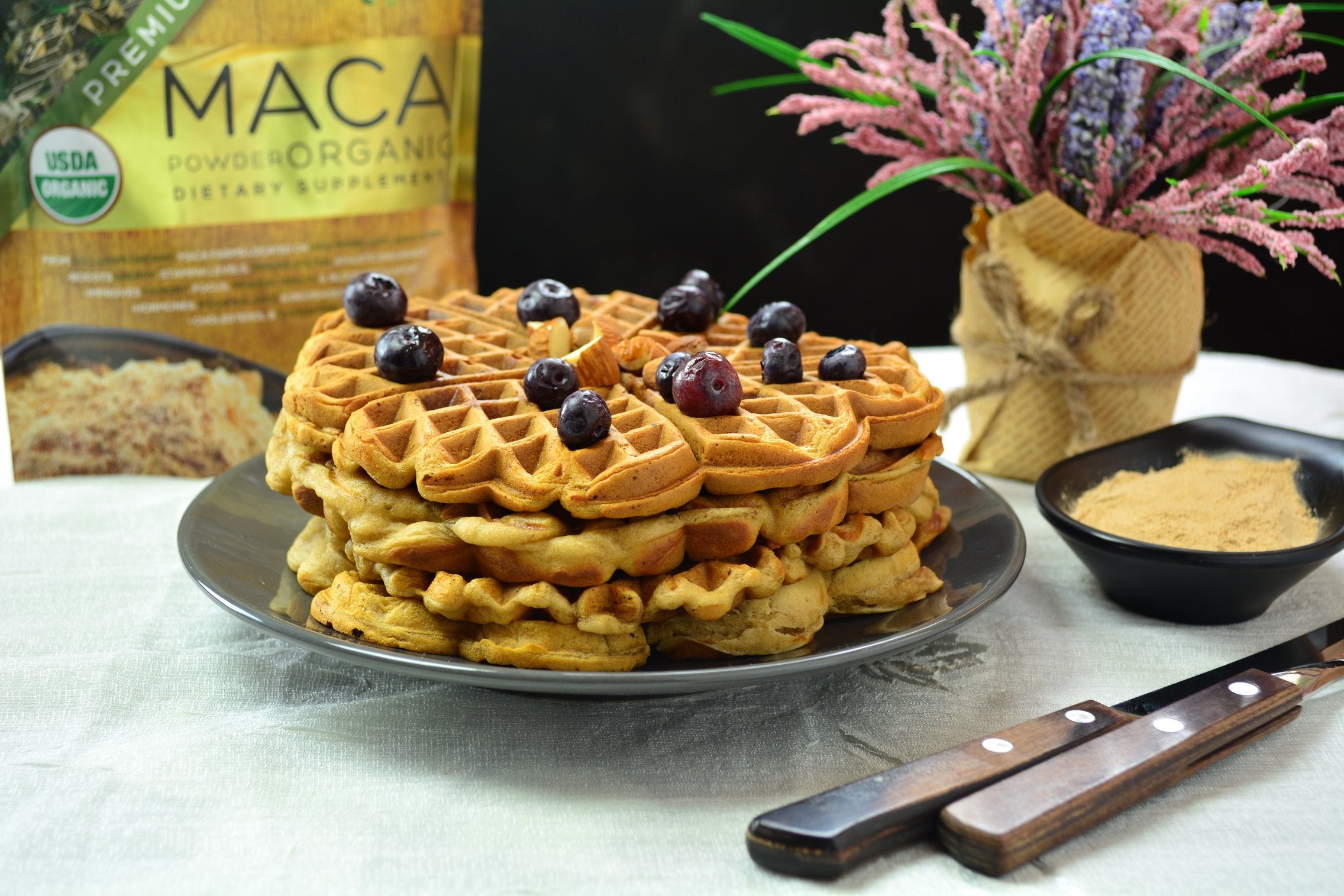 Maca Waffles - Finished Products