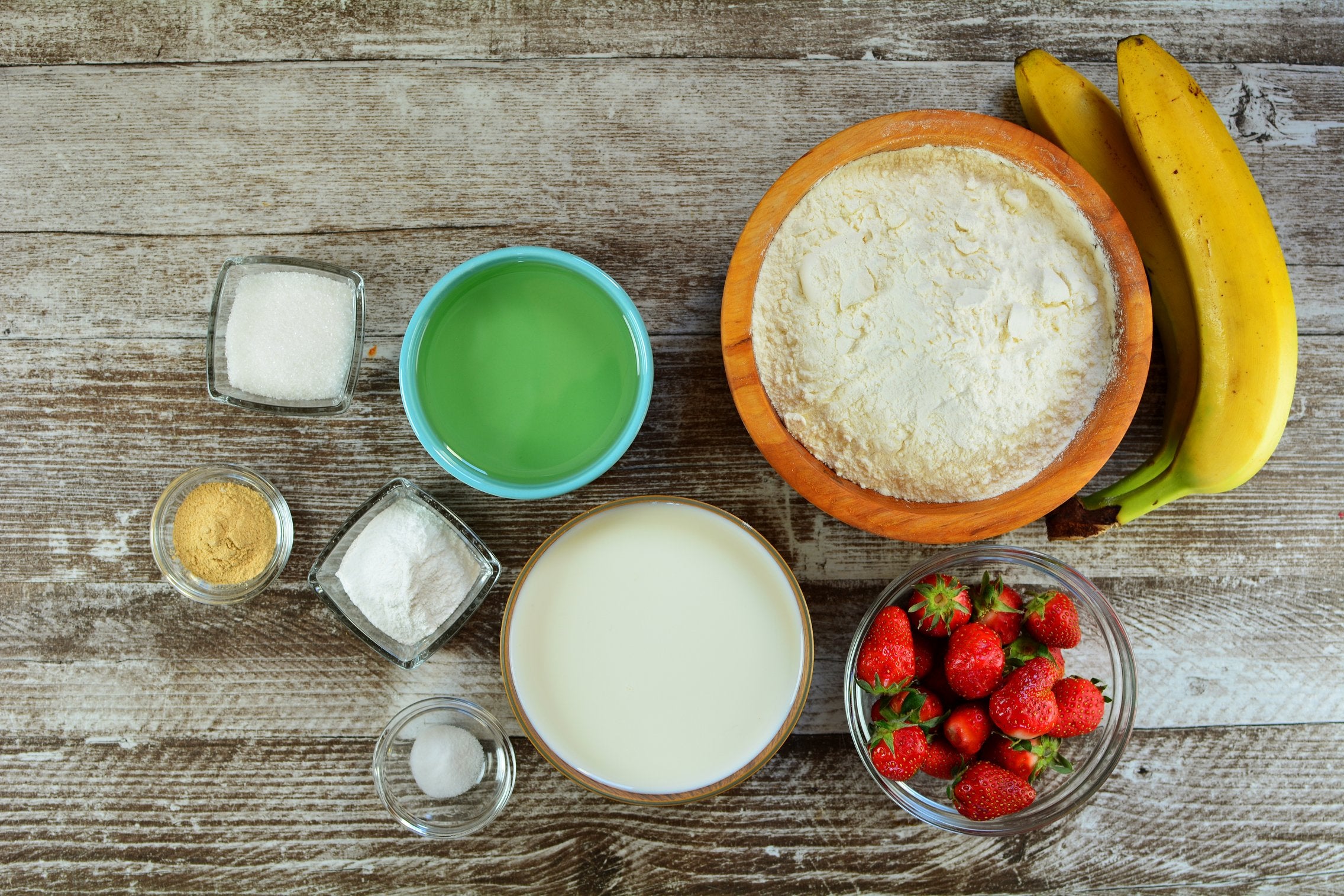 Maca Vegan Pancakes - Ingredients