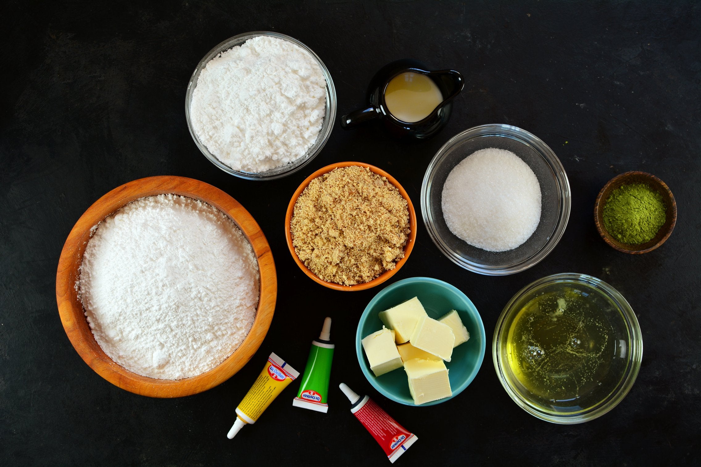 Matcha Macarons / Ingredients