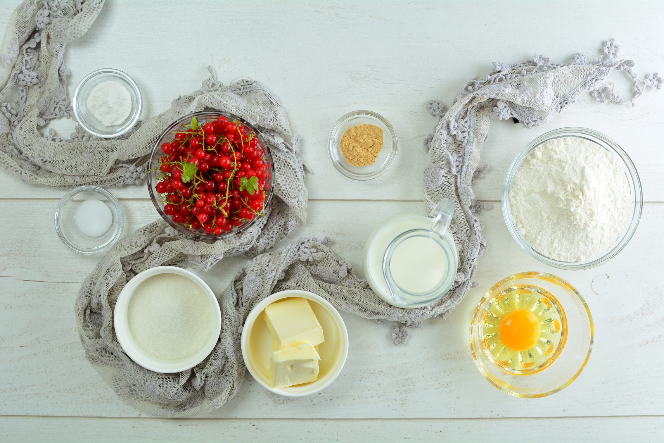 Ingredients - Oven Baked Maca Pancake with Berries