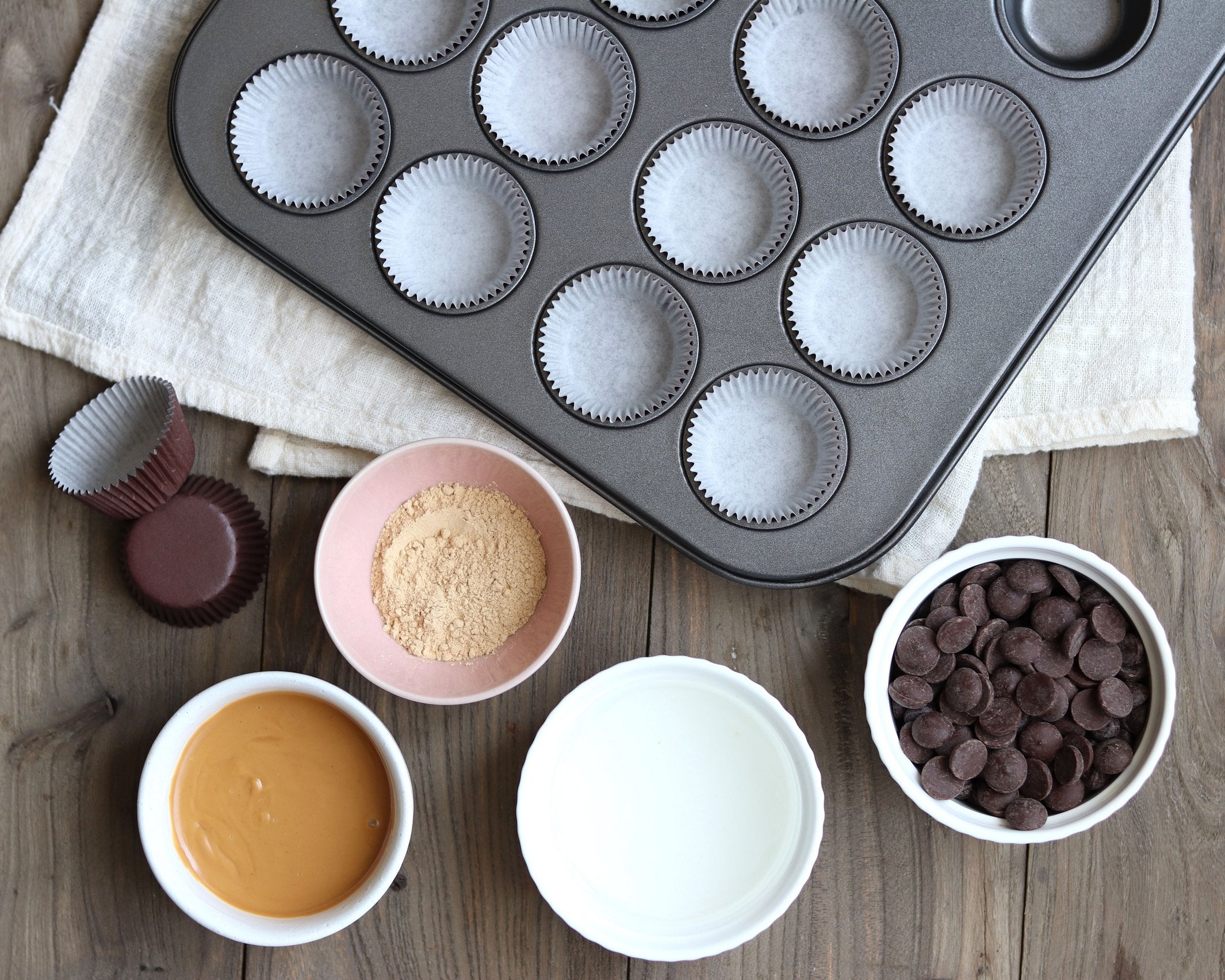 Maca Peanut Butter Chocolate Cups