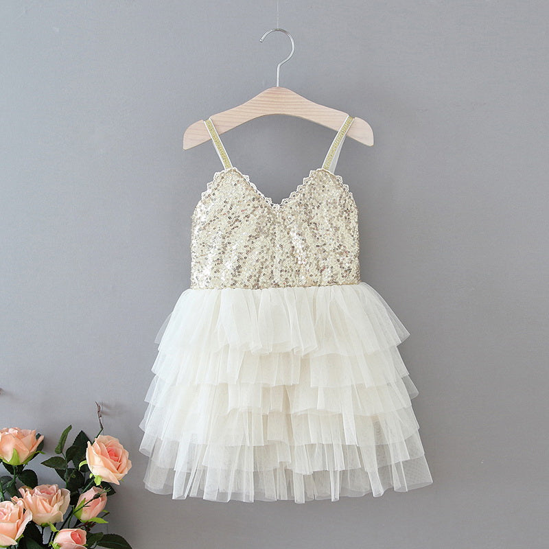 The GiGi Flower Girl Dress - Gold