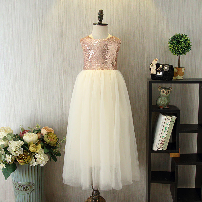 The stunning Dana rose gold dress for your flower girl – Nicolette's ...