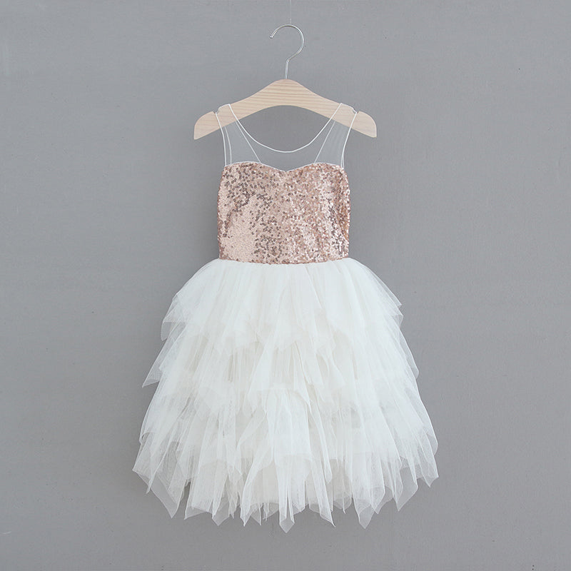 The Jillian Flower Girl Dress - Rose Gold