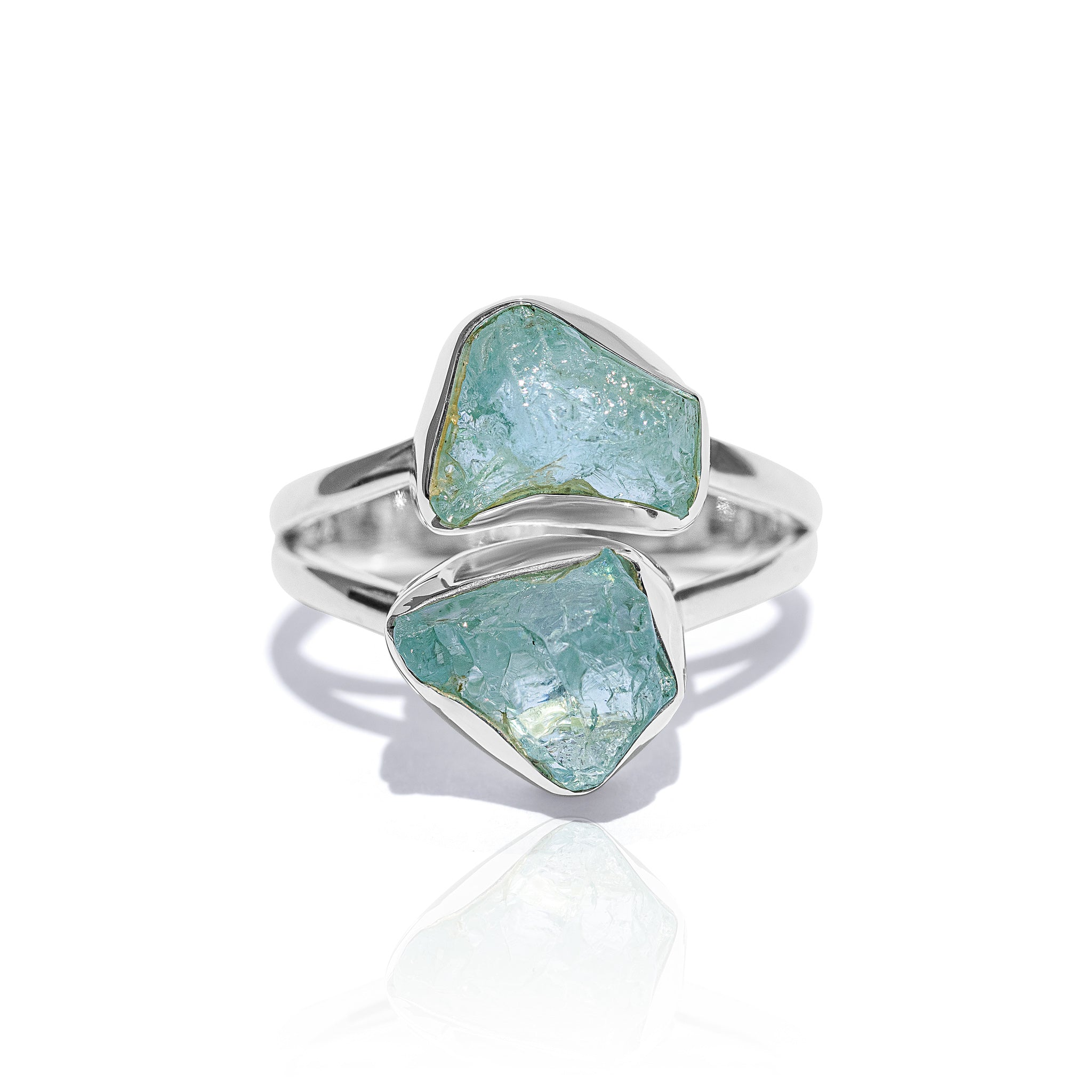 Aquamarine Crystal Jewelry Aquamarine Ring Chunky Ring Large Statement Ring  Raw Stone Ring Chunky Gold Ring Healing Crystal Ring Dynamo — Dynamo