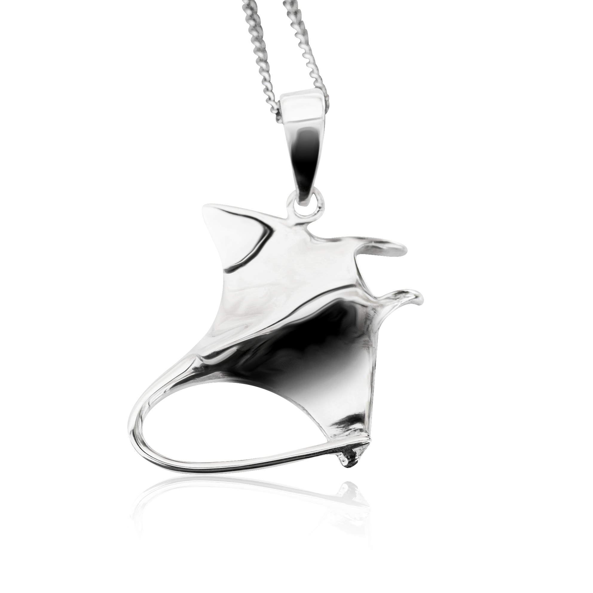 whale shark sea glass necklace