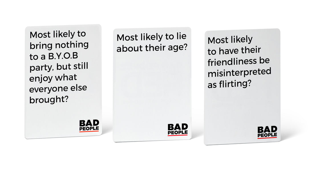 Games – Bad People - The Party Game You Probably Shouldn't Play