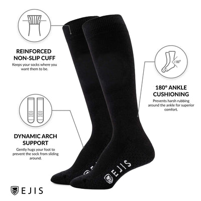 Anti-Odor Dress Socks for Men with Sweaty Feet– Ejis