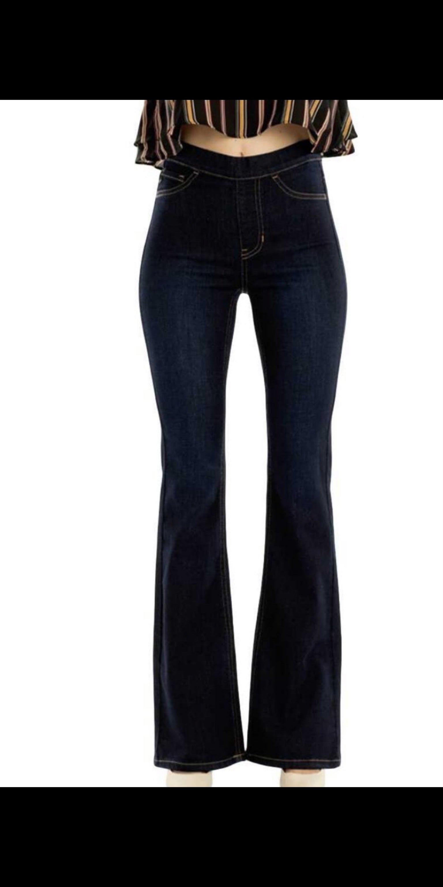 jeans with stretchy waistband