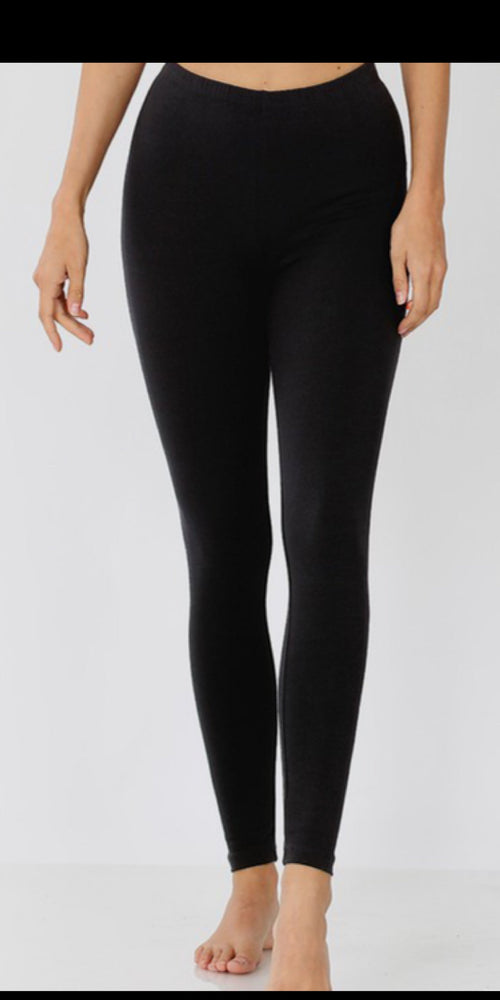 Jett Black Slit Knee Active Leggings