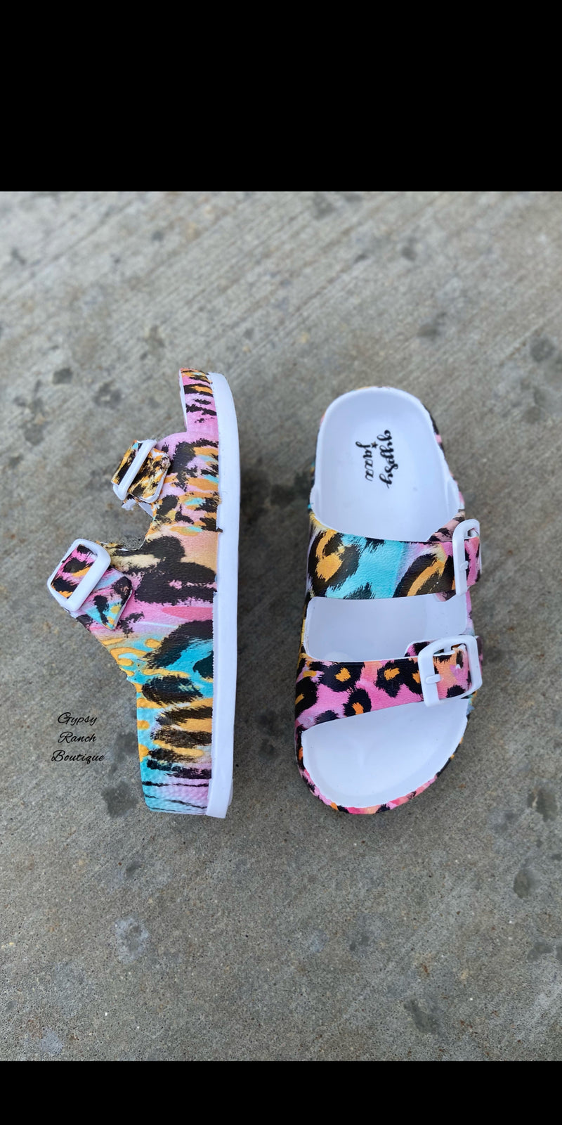 Kids Leopard Jazz Sandals – Gypsy Ranch Boutique