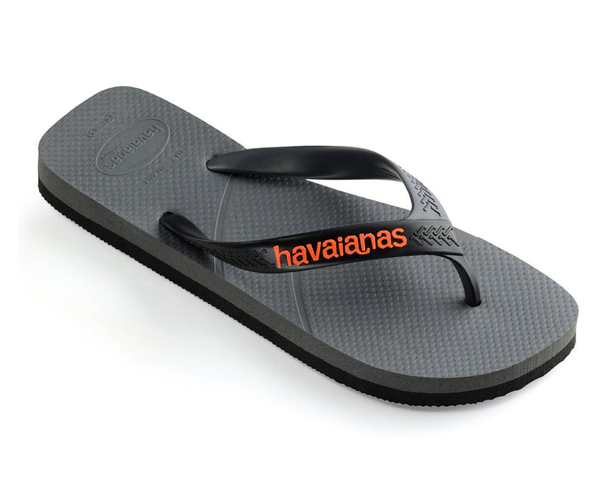 mens grey havaianas flip flops