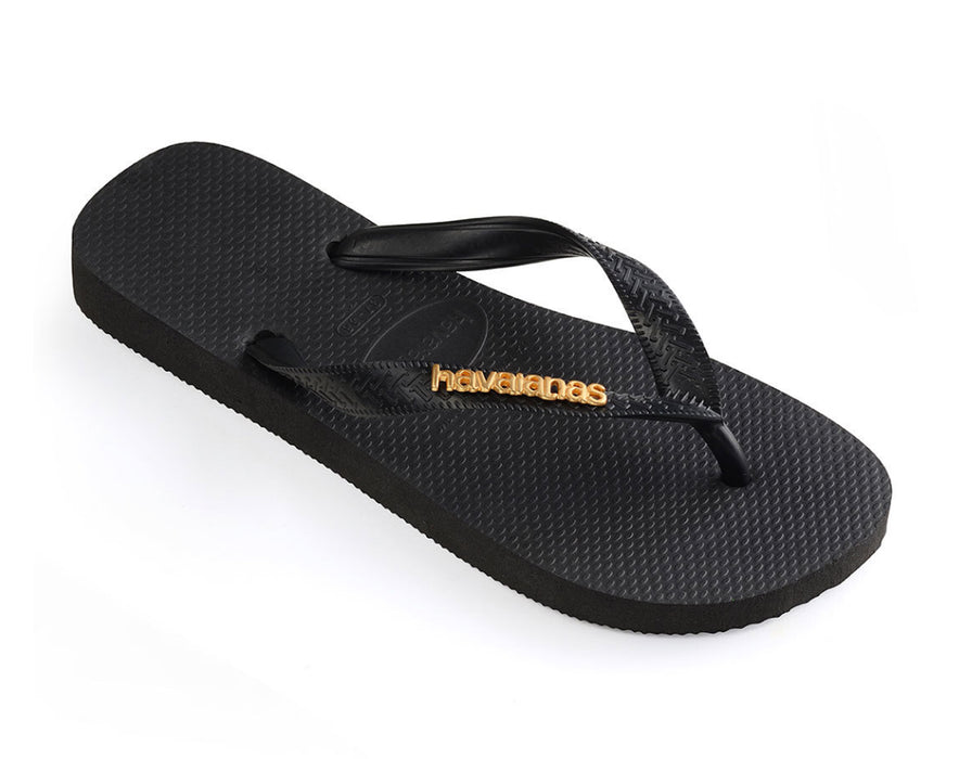 black metallic havaianas