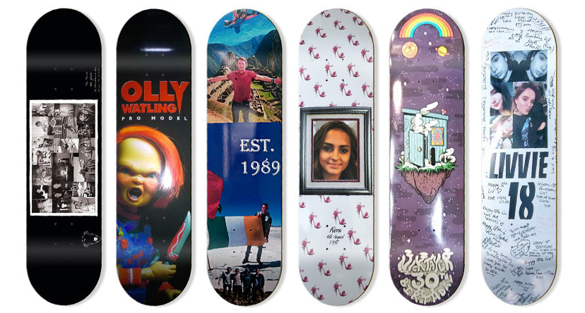Custom Printed Birthday Gifts - Skateboards