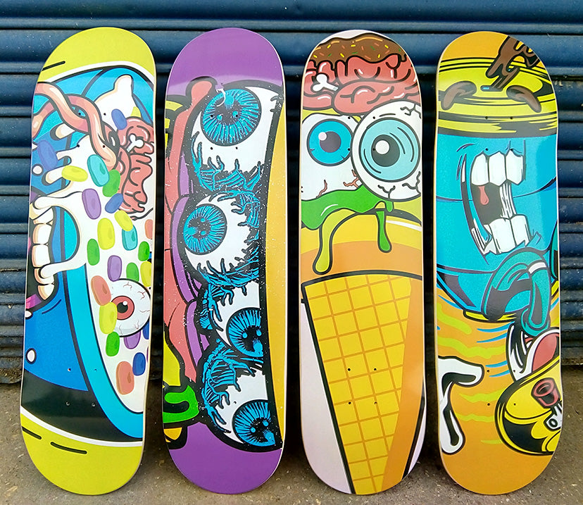 Custome printed skateboard - Cereal Monster