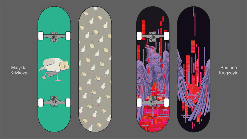 Custom Skateboard Printing - Gray's designs