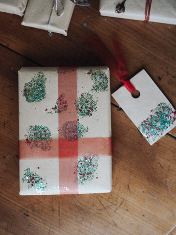 Bio Glitter Blob Wrapping paper