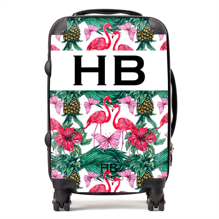 flamingo suitcase uk