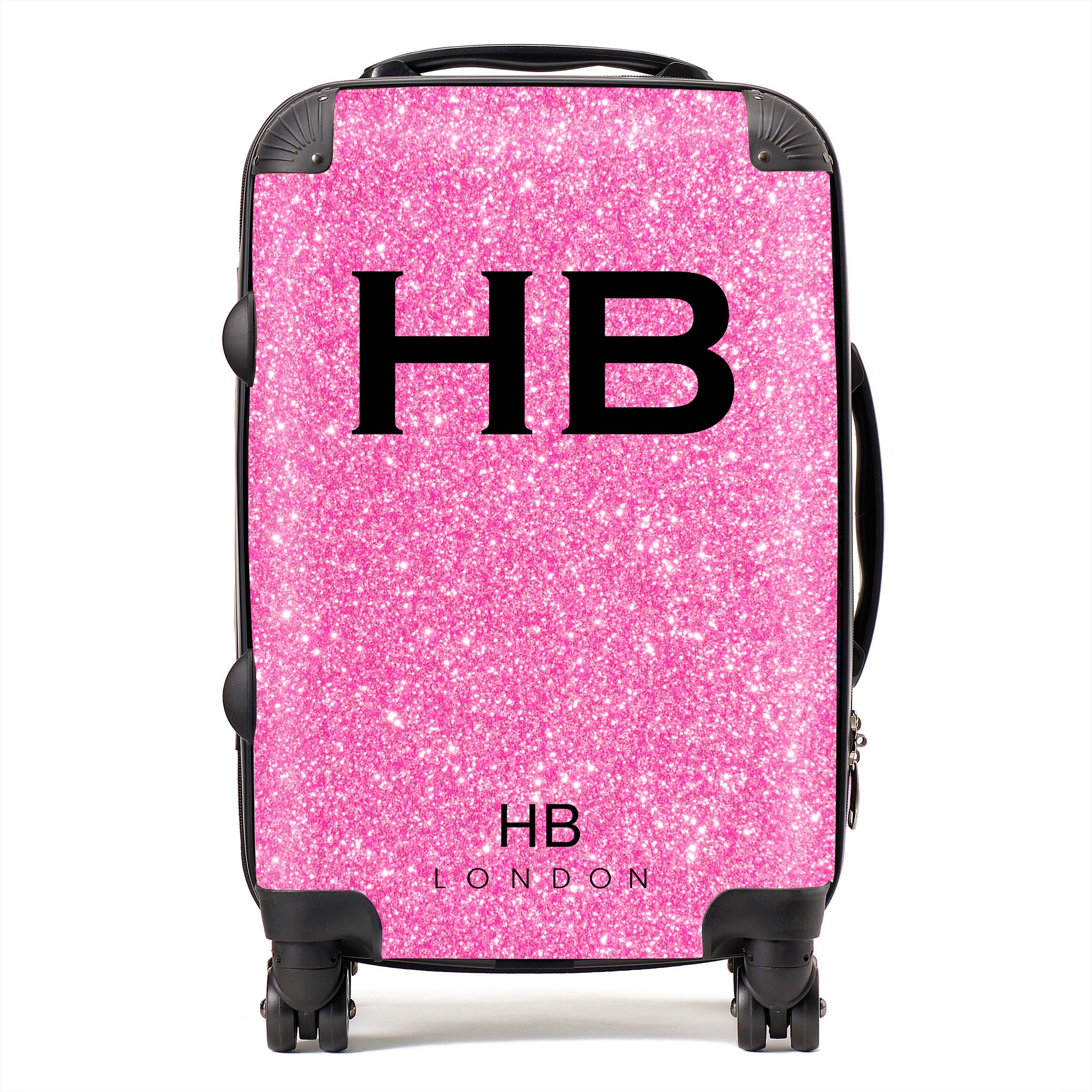 glitter suitcase