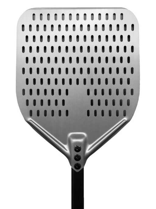 Aluminum rectangular perforated pizza peel Gi.Metal