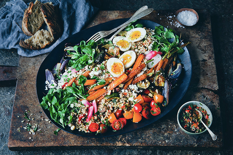 Vegetarian platter