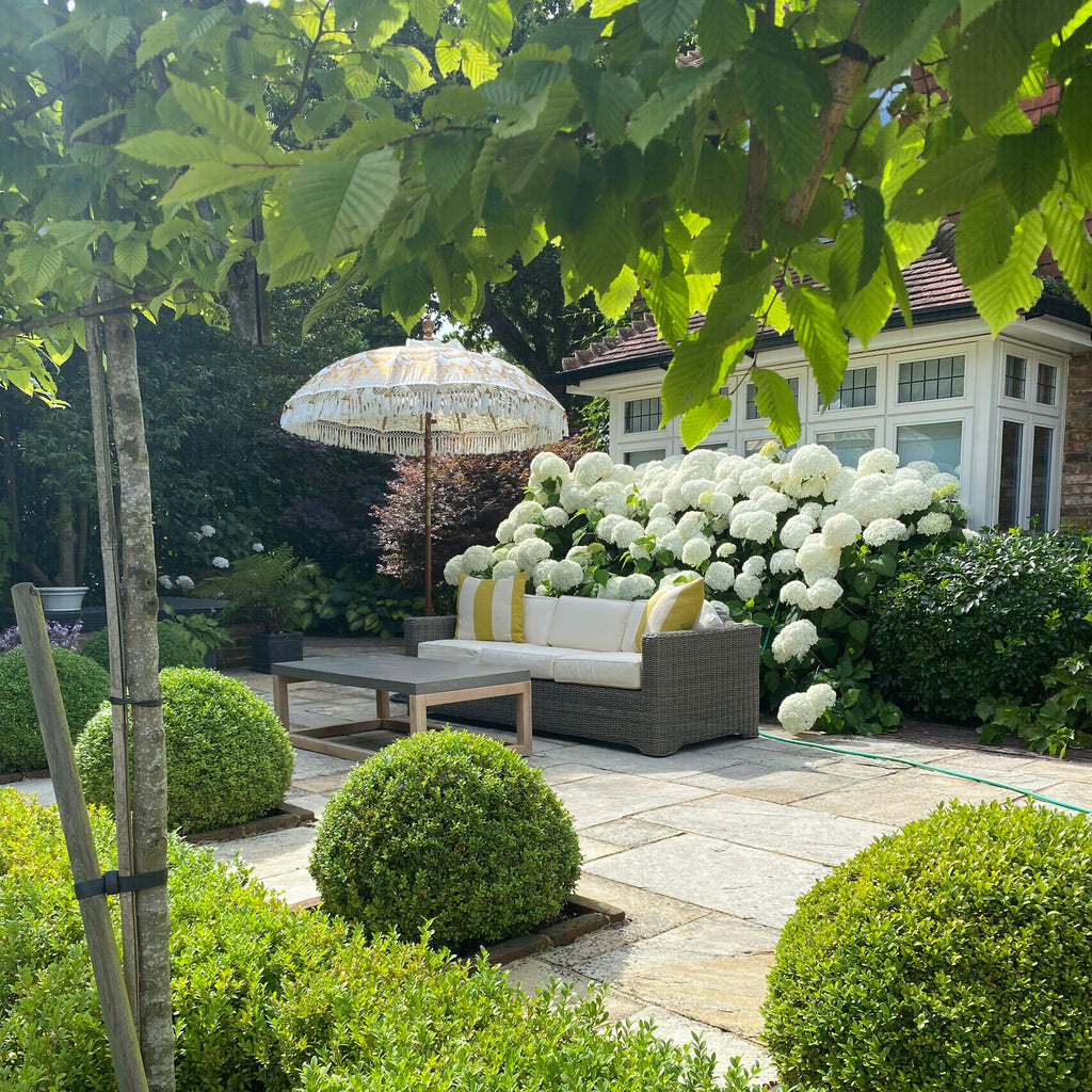 Maya Round Bamboo Parasol