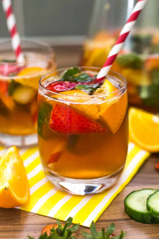 Pimms recipe with fruit